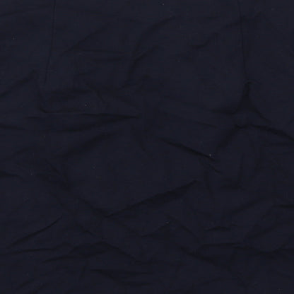 Marks and Spencer Womens Blue Viscose A-Line Skirt Size 14