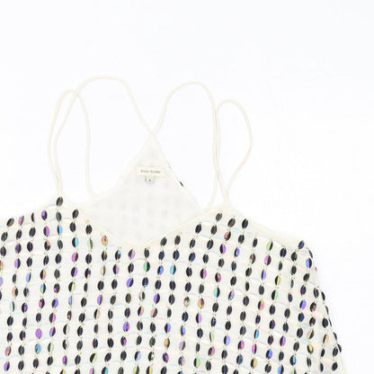 Womens UK Size 8 River Island Ivory Camisole Tank