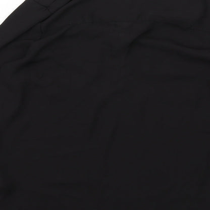 Womens UK Size 8 New Look Black Basic Blouse
