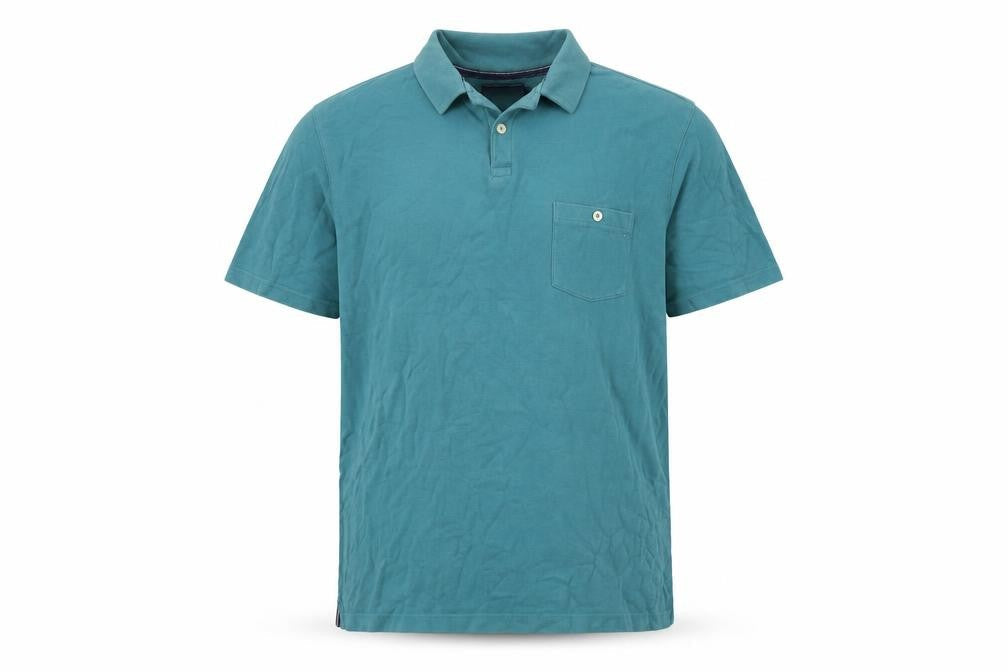 Mens UK Size L Maine Cotton Polo Shirt