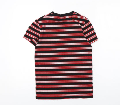 Womens UK Size XS Disney Black Basic T-Shirt