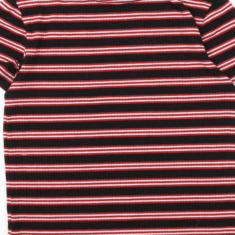 Womens UK Size XS Disney Black Basic T-Shirt