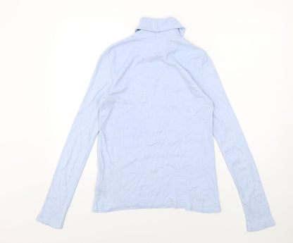 Uniqlo Womens Blue Polyester Pullover Sweatshirt Size M Pullover