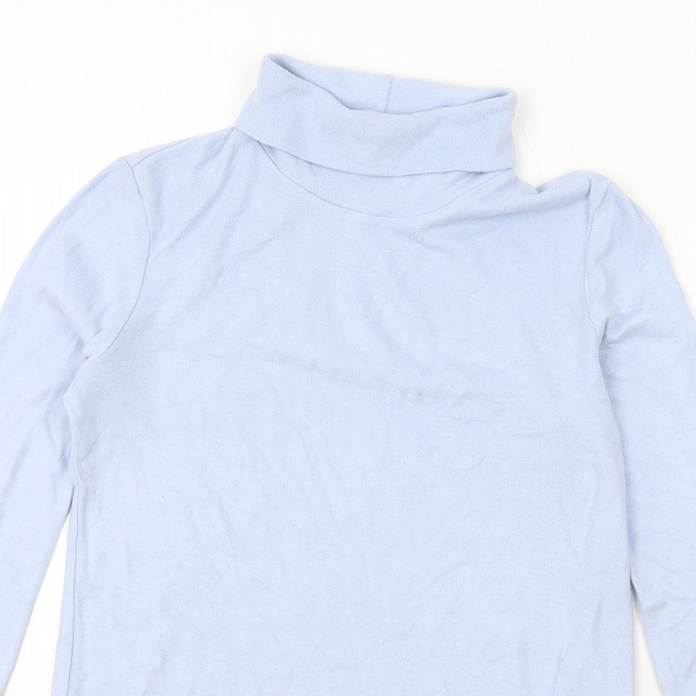 Uniqlo Womens Blue Polyester Pullover Sweatshirt Size M Pullover