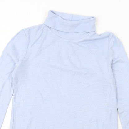 Uniqlo Womens Blue Polyester Pullover Sweatshirt Size M Pullover