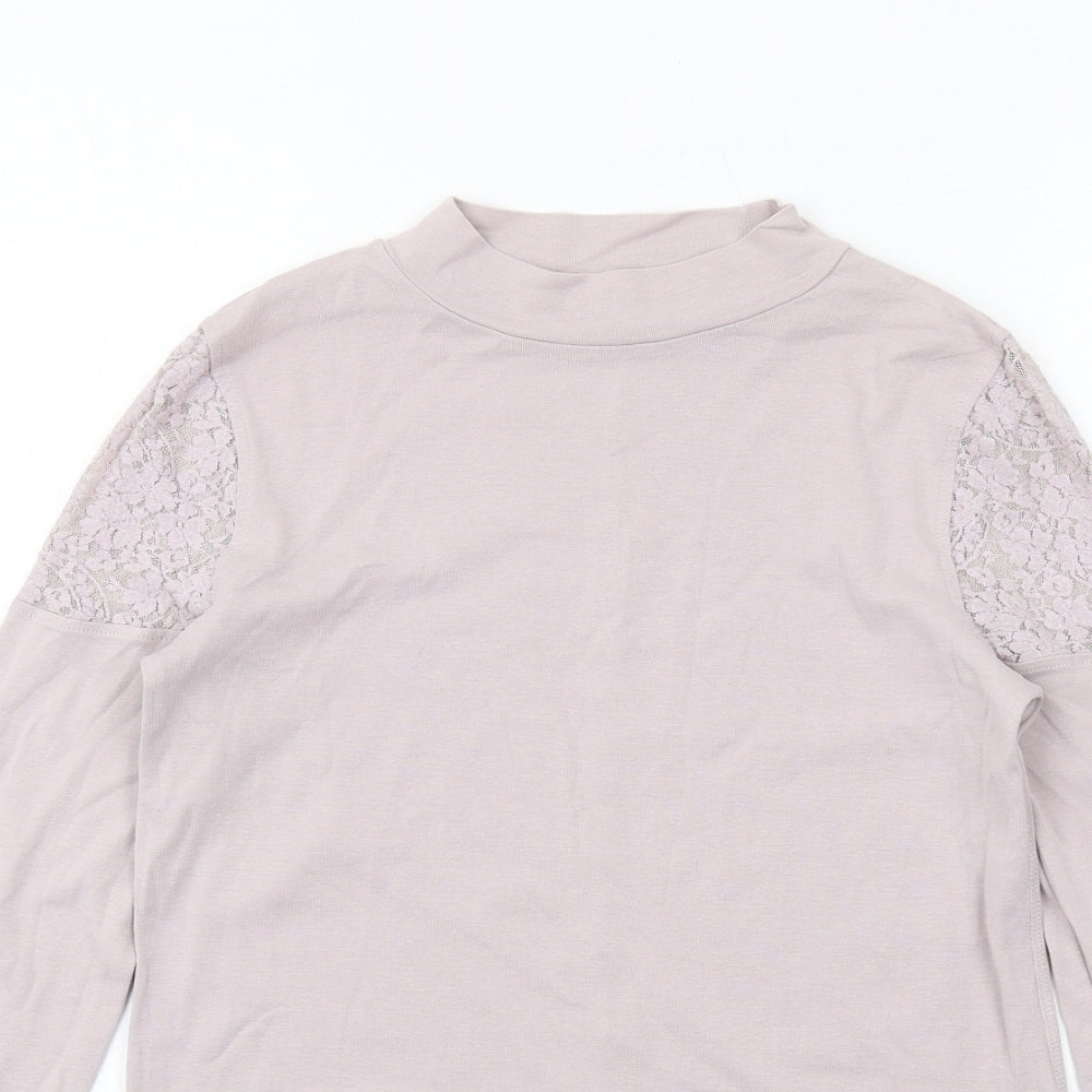 Womens UK Size 10 NEXT Purple Basic T-Shirt