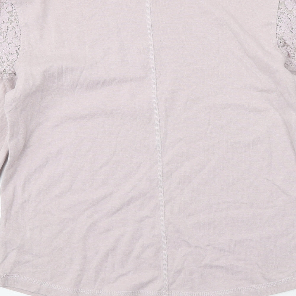 Womens UK Size 10 NEXT Purple Basic T-Shirt