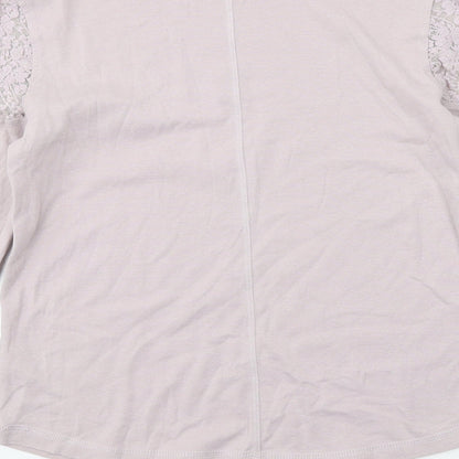 Womens UK Size 10 NEXT Purple Basic T-Shirt