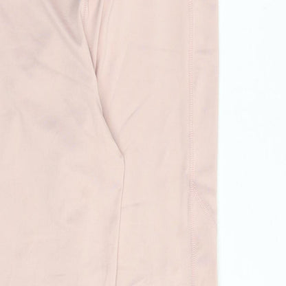 ellesse Womens Pink Polyester Compression Leggings Size 12 Regular