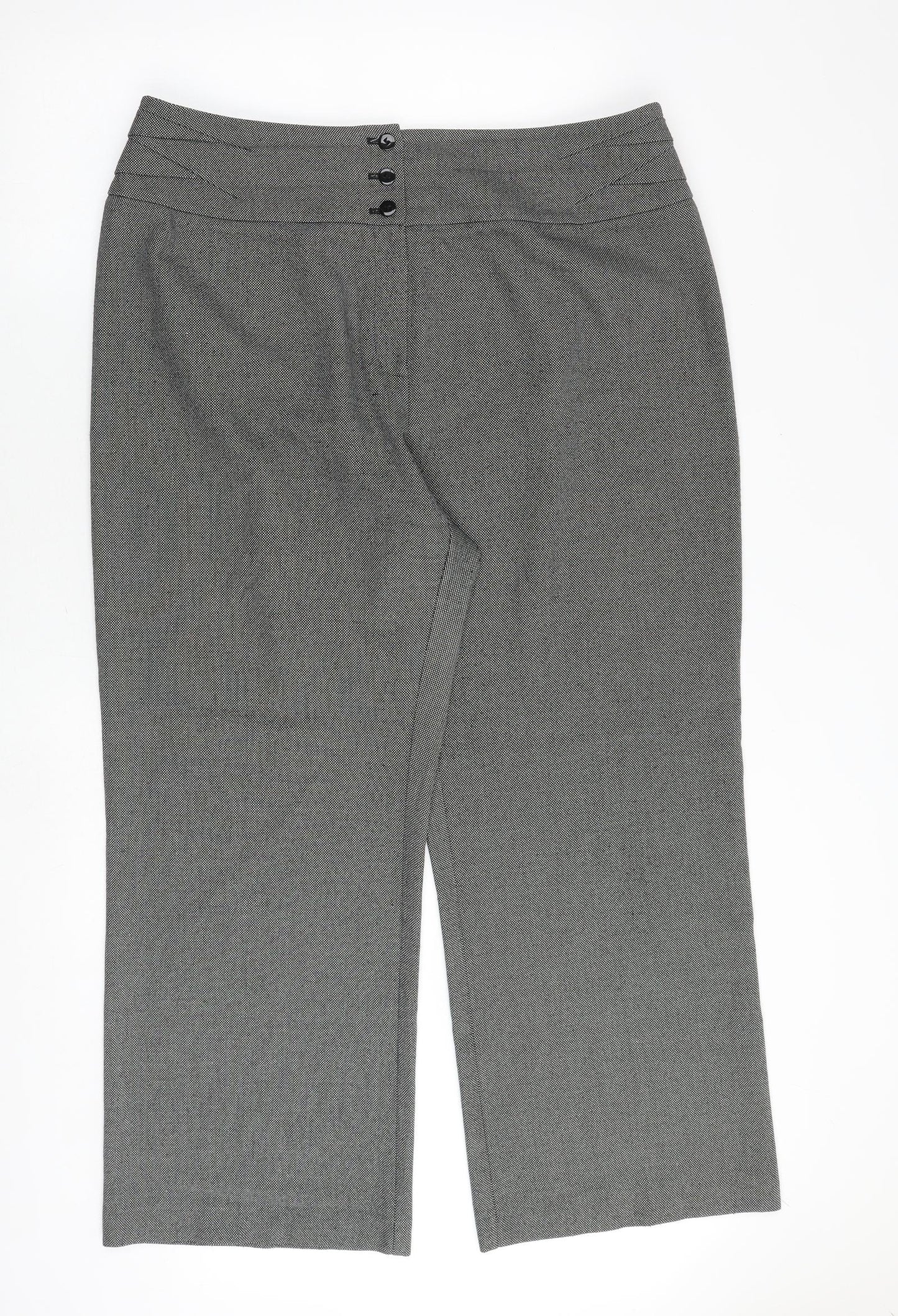 Womens UK Size 20 Marks and Spencer Regular Fit  Grey Trousers