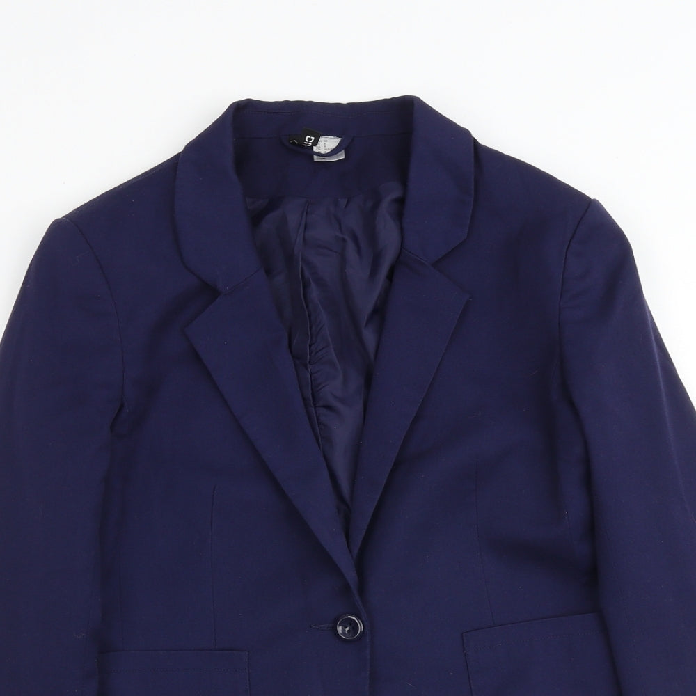Womens UK Size 10 H&M Blue Jacket
