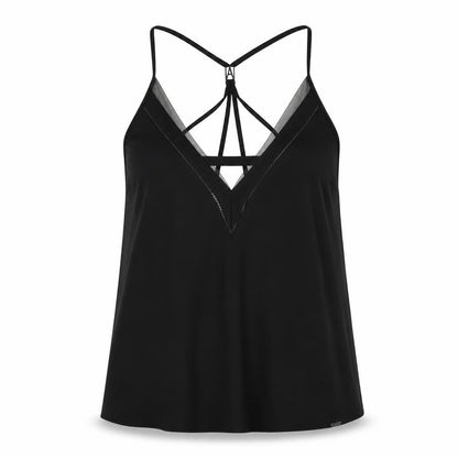 Womens UK Size 8 Autograph Black Camisole Tank