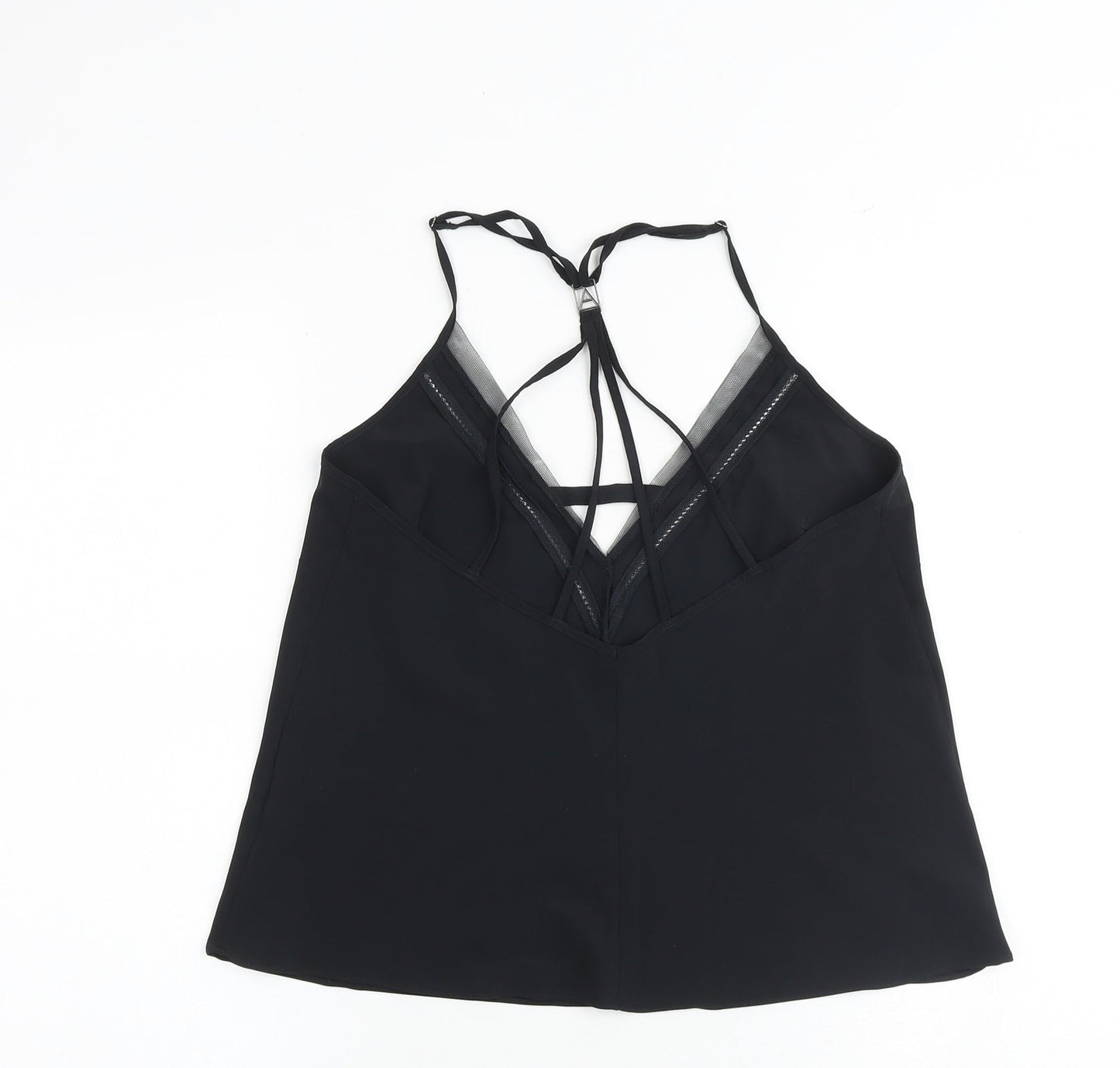 Autograph Womens Black Polyester Camisole Tank Size 8 V-Neck - Strappy
