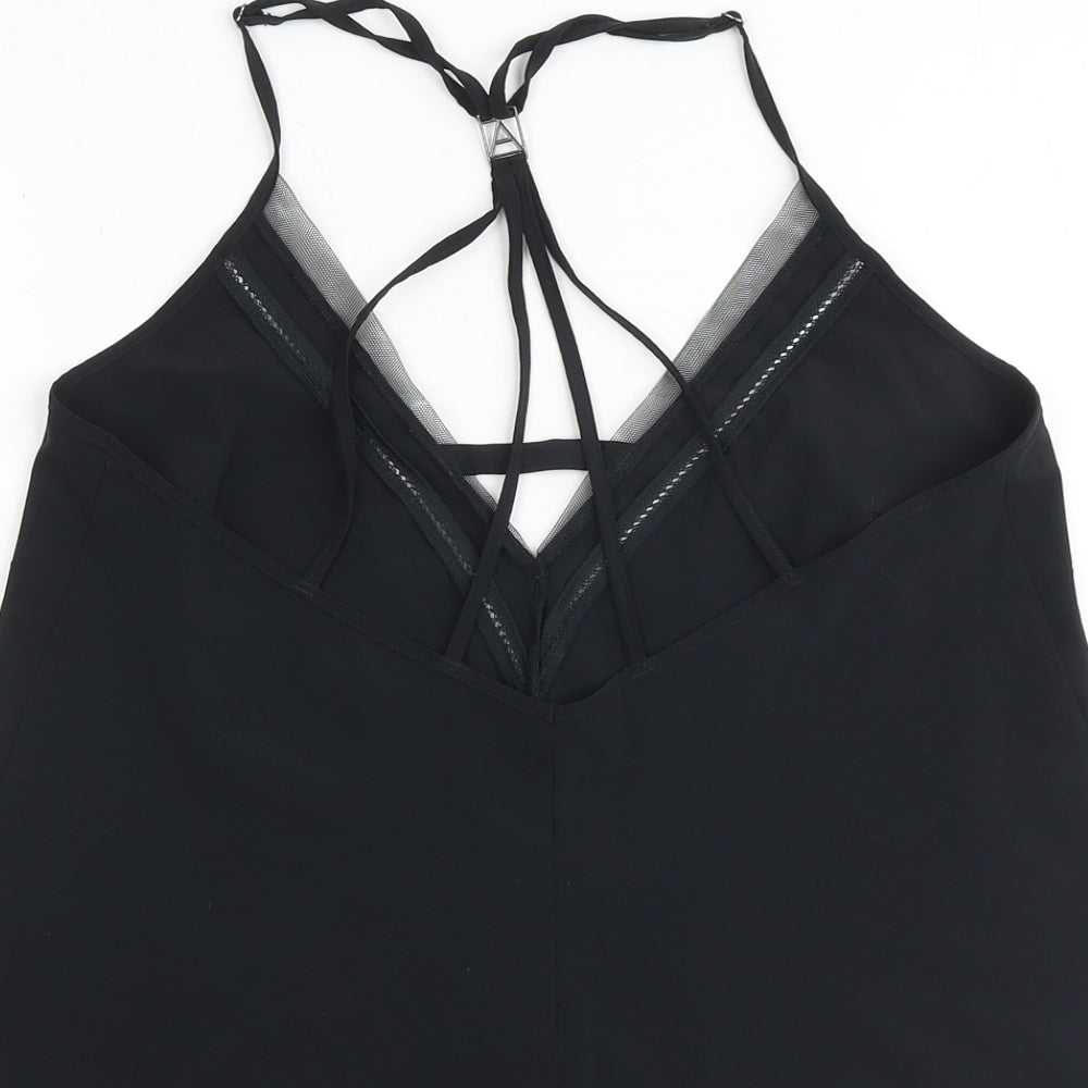 Autograph Womens Black Polyester Camisole Tank Size 8 V-Neck - Strappy