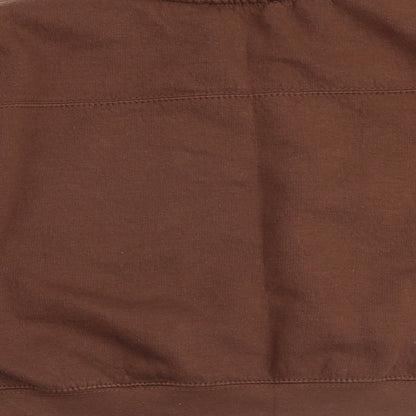 Zara Womens Brown Cotton Pullover Sweatshirt Size S Pullover