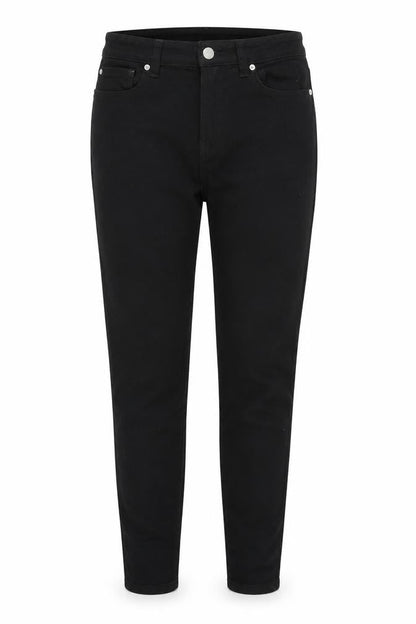 Denim & Co. Womens Black Cotton Skinny Jeans Size 12 Slim Zip