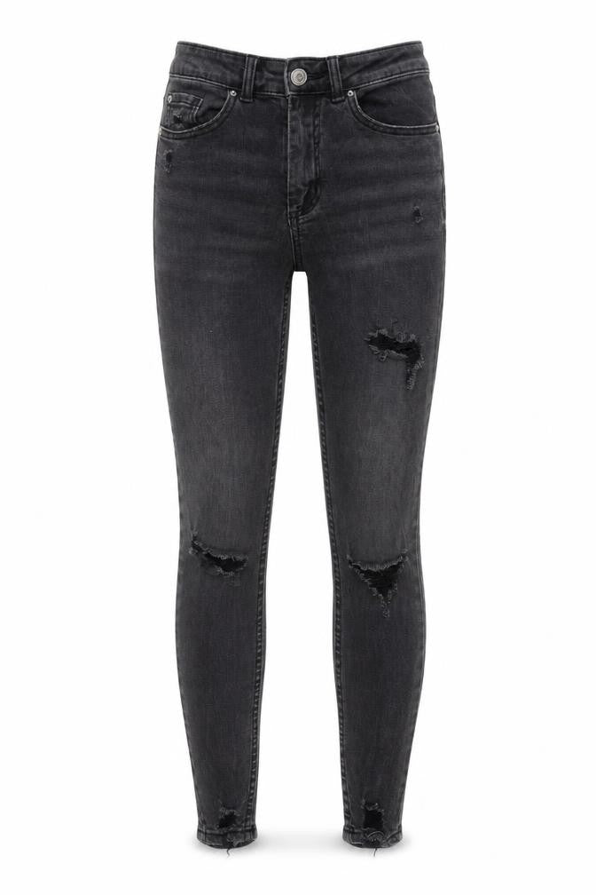 Womens UK Size 8 Denim & Co. Regular Fit Skinny Grey Jeans