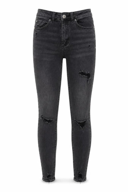 Womens UK Size 8 Denim & Co. Regular Fit Skinny Grey Jeans