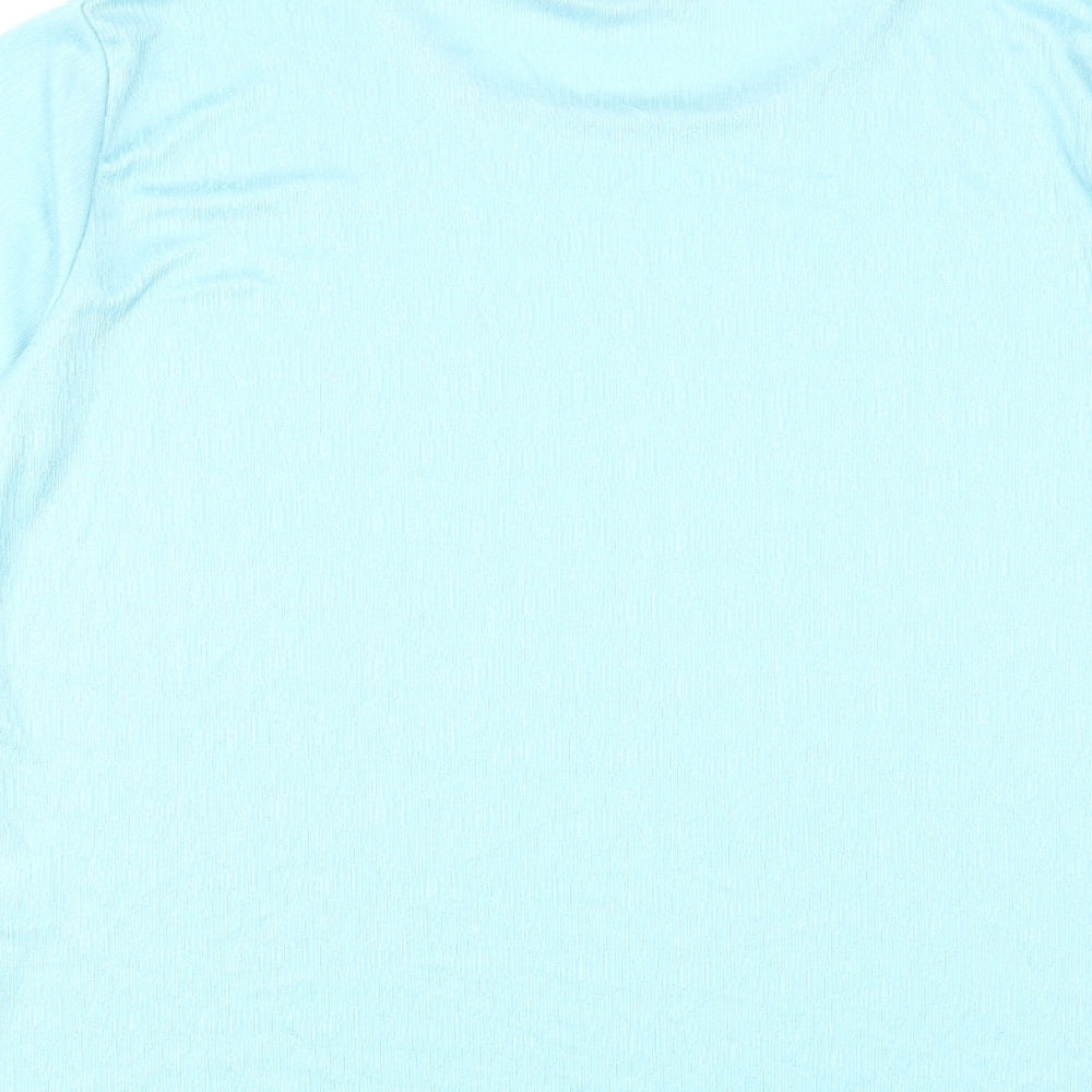 Womens UK Size 14 Emreco Blue Basic T-Shirt