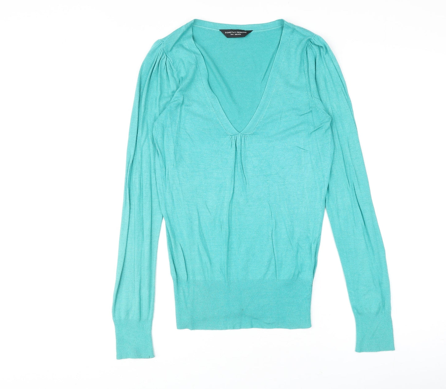 Womens UK Size 8 Dorothy Perkins Green Pullover Jumper