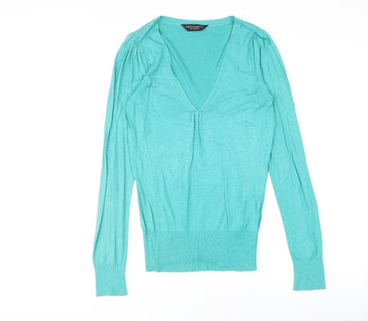 Womens UK Size 8 Dorothy Perkins Green Pullover Jumper