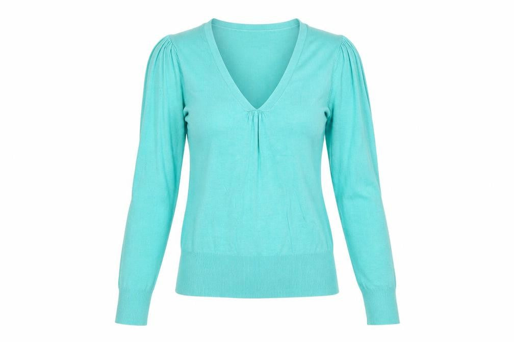 Womens UK Size 8 Dorothy Perkins Green Pullover Jumper