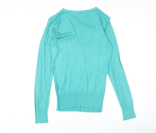 Womens UK Size 8 Dorothy Perkins Green Pullover Jumper