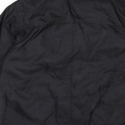 Womens UK Size 16 Marks and Spencer Black Overcoat