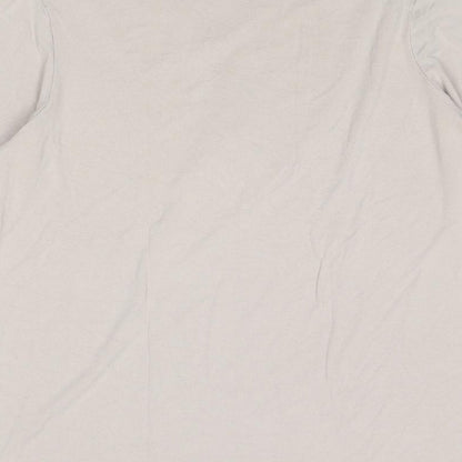 Womens UK Size 16 Marks and Spencer Beige Basic T-Shirt