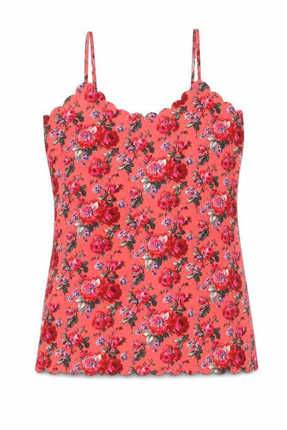 Womens UK Size 10 Oasis Pink Basic Tank