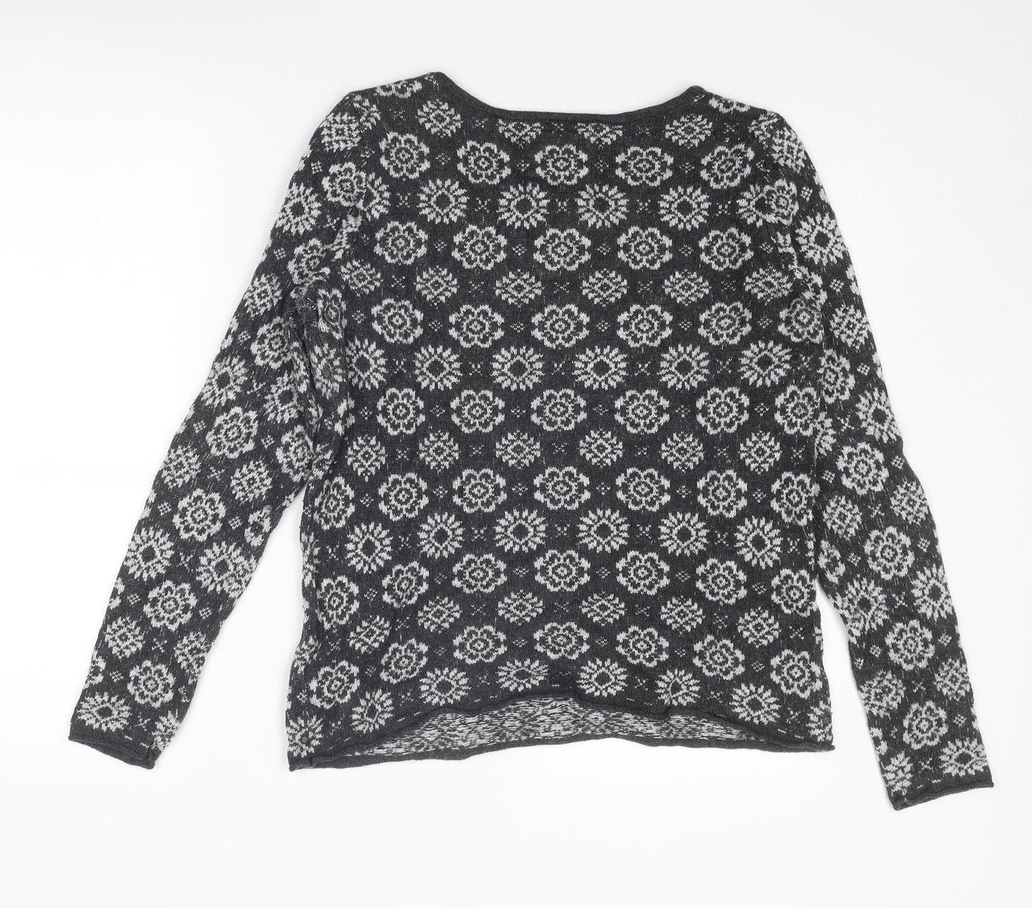Womens UK Size M H&M Grey Pullover Jumper
