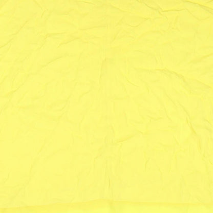 Womens UK Size 12 River Island Yellow Basic T-Shirt