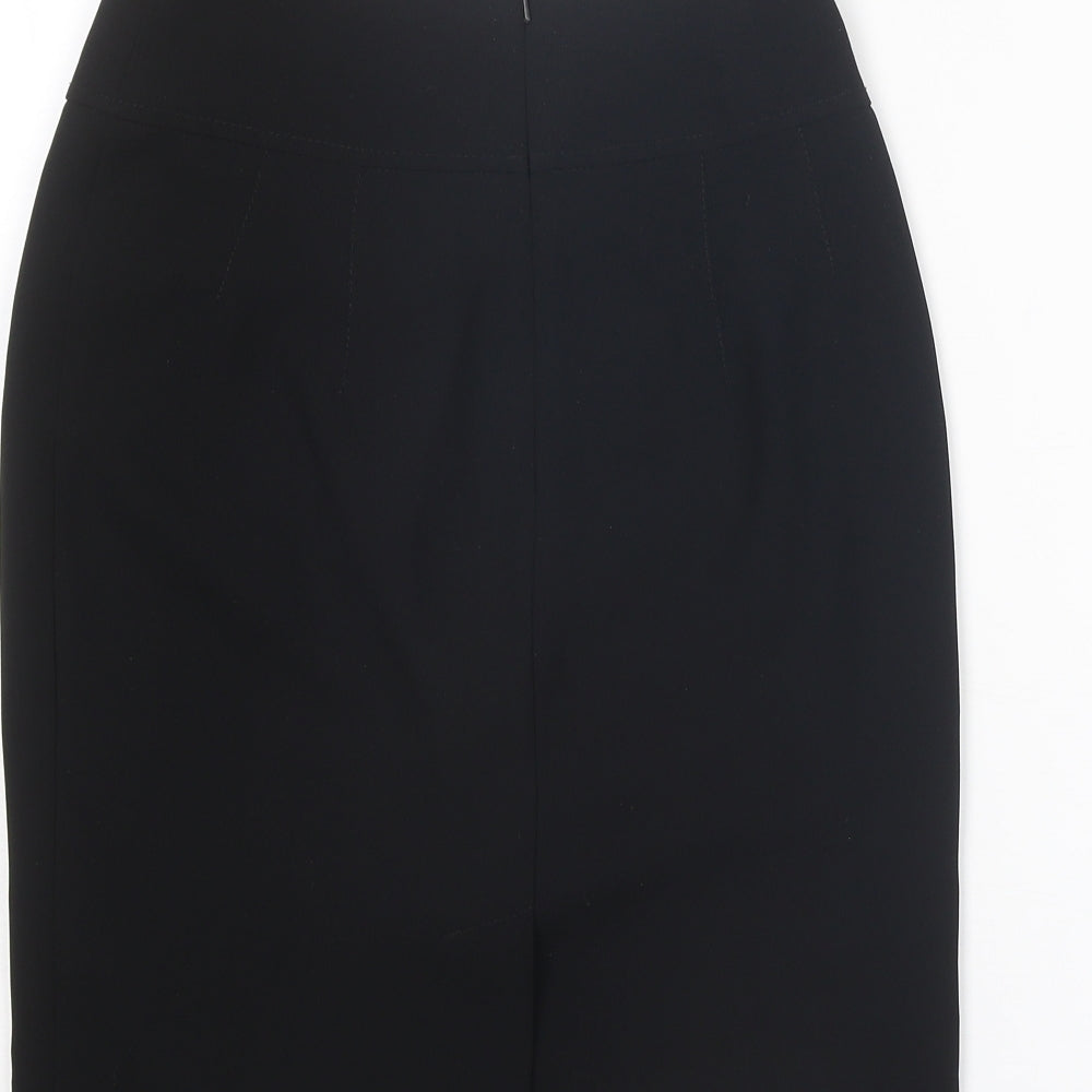 Principles Womens Black Polyester Straight & Pencil Skirt Size 6 Zip