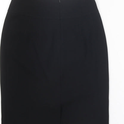 Principles Womens Black Polyester Straight & Pencil Skirt Size 6 Zip