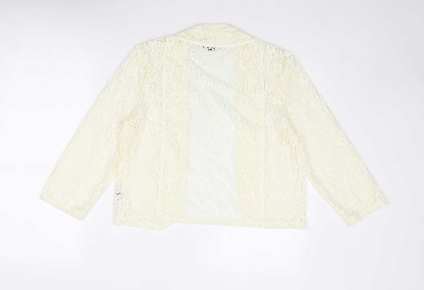 Womens UK Size 14 Dunnes Stores Ivory Kimono Blouse