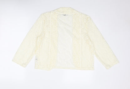 Womens UK Size 14 Dunnes Stores Ivory Kimono Blouse