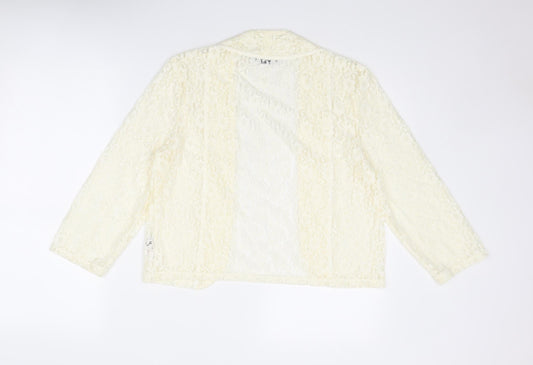 Womens UK Size 14 Dunnes Stores Ivory Kimono Blouse