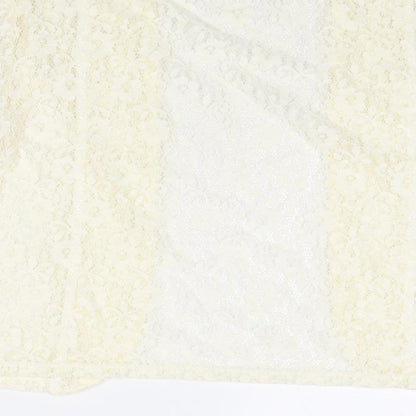 Womens UK Size 14 Dunnes Stores Ivory Kimono Blouse