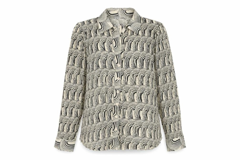 Womens UK Size 18 Mia Moda Beige Basic Button-Up