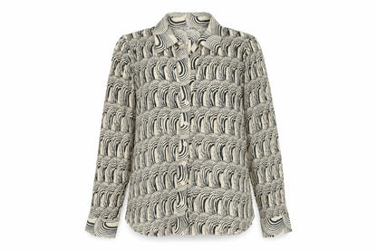 Womens UK Size 18 Mia Moda Beige Basic Button-Up