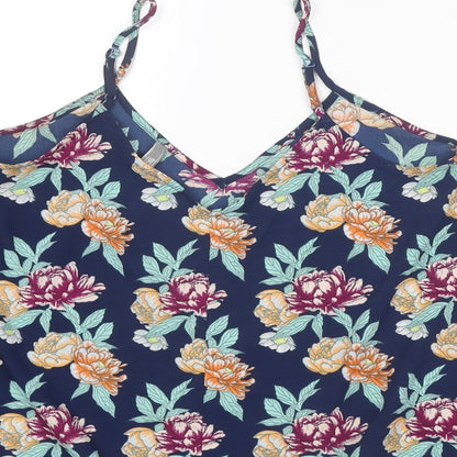 Womens UK Size 12 ASOS Multicoloured Basic Tank