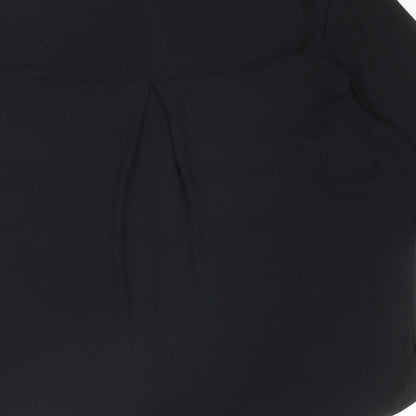 Womens UK Size 6 Dorothy Perkins Black Basic Button-Up