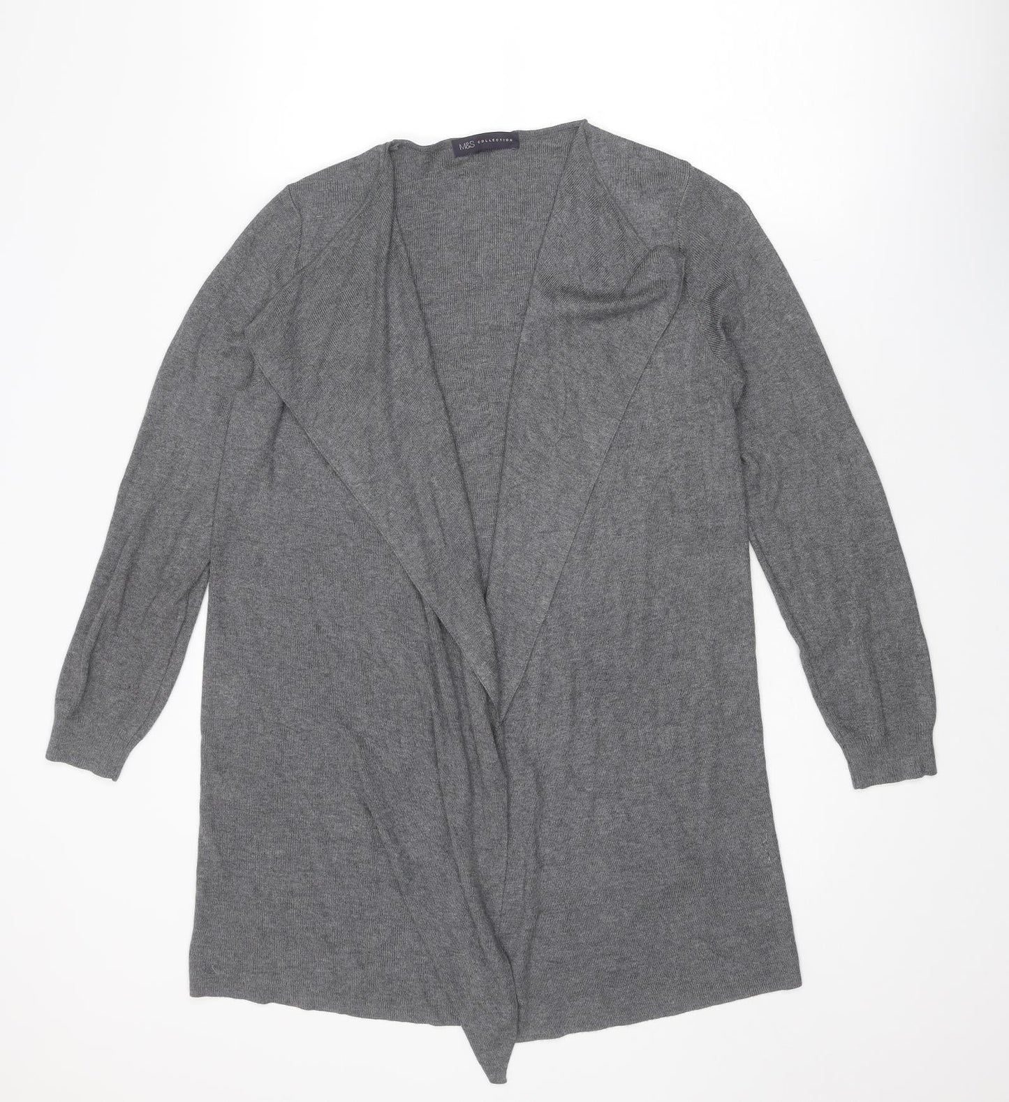 Womens UK Size M Marks and Spencer Grey Cardigan Jumper