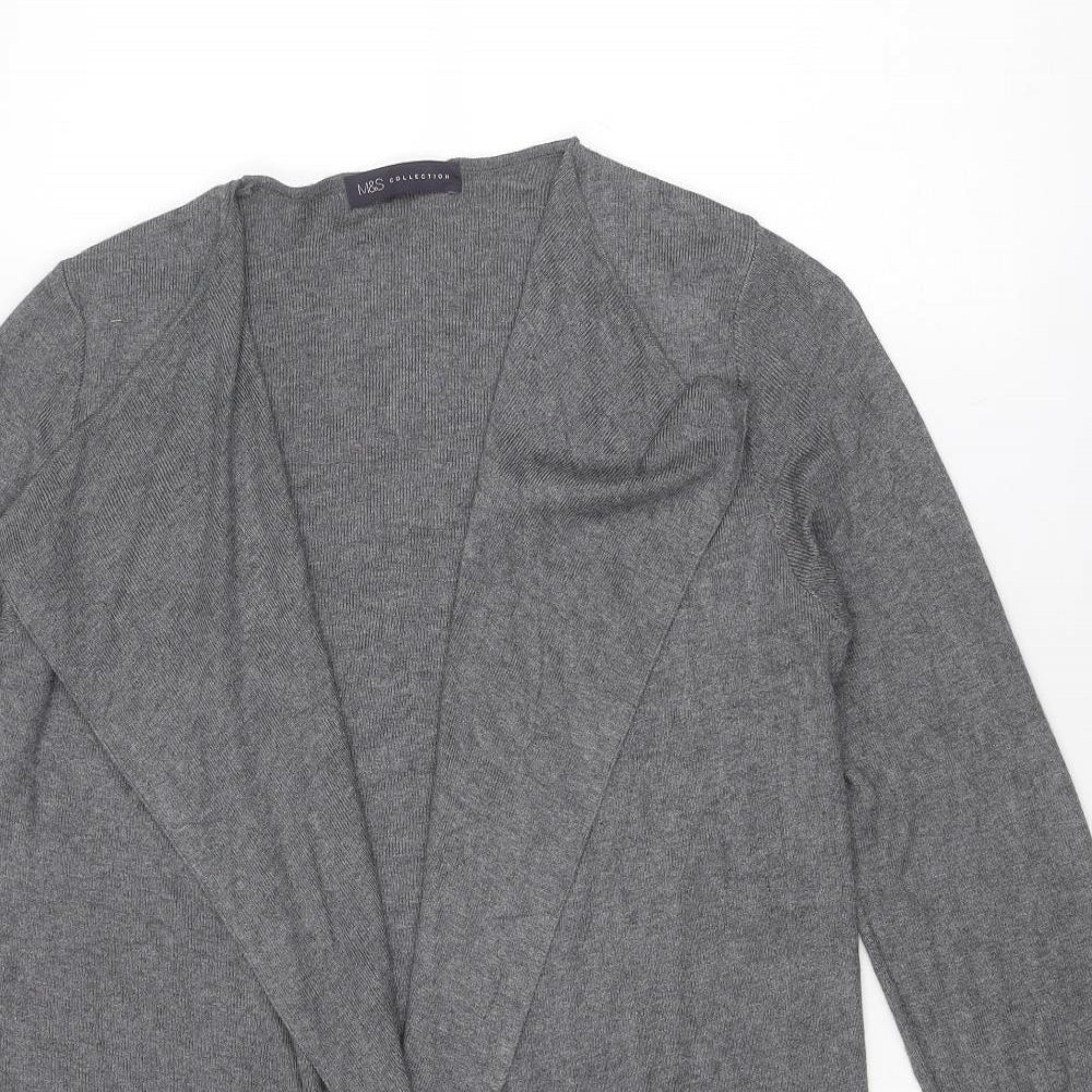 Womens UK Size M Marks and Spencer Grey Cardigan Jumper