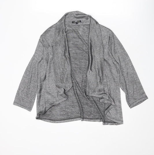 Womens UK Size 12 River Island Silver Cardigan Jumper