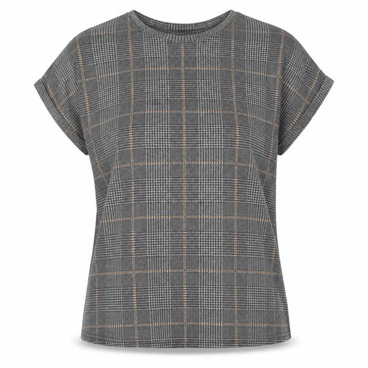 Womens UK Size M New Look Grey Basic T-Shirt