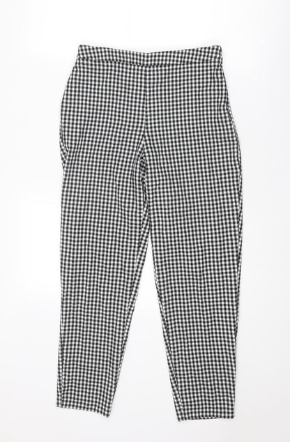 Womens UK Size 8 Miss Selfridge Regular Fit Capri Black Trousers
