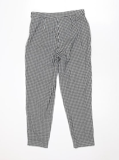 Womens UK Size 8 Miss Selfridge Regular Fit Capri Black Trousers