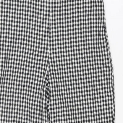 Womens UK Size 8 Miss Selfridge Regular Fit Capri Black Trousers