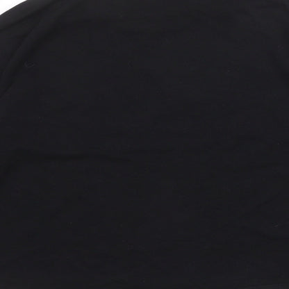 Zara Womens Black Cotton Pullover Sweatshirt Size M Pullover - Do something you can be proud of
